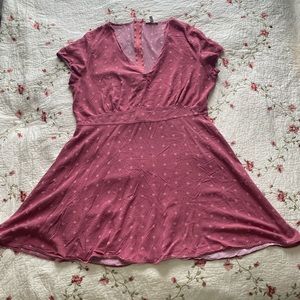 Patterned mini dress western dress